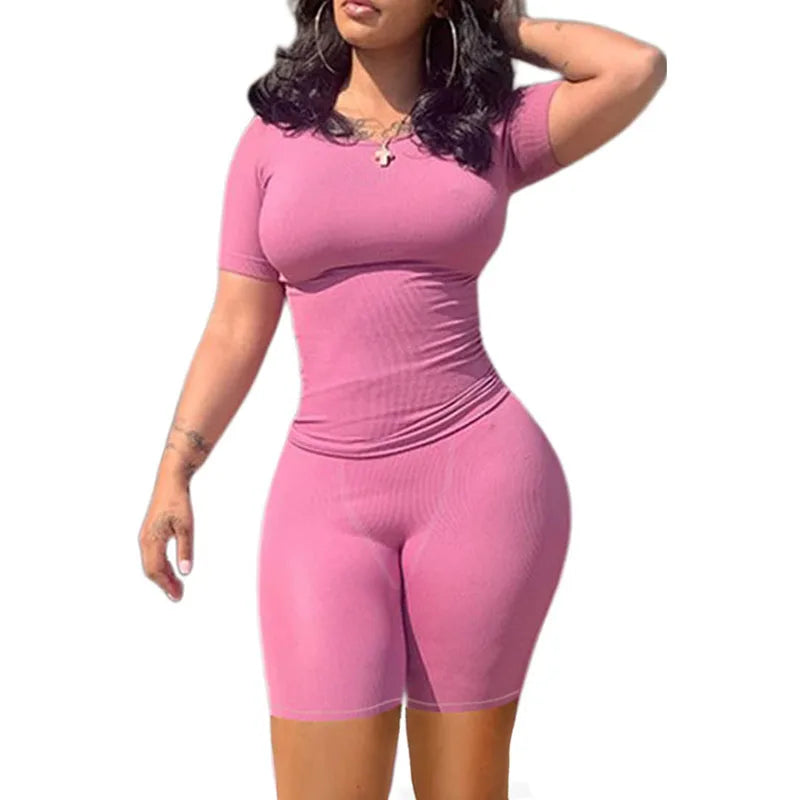 2 Piece Summer Shorts Set