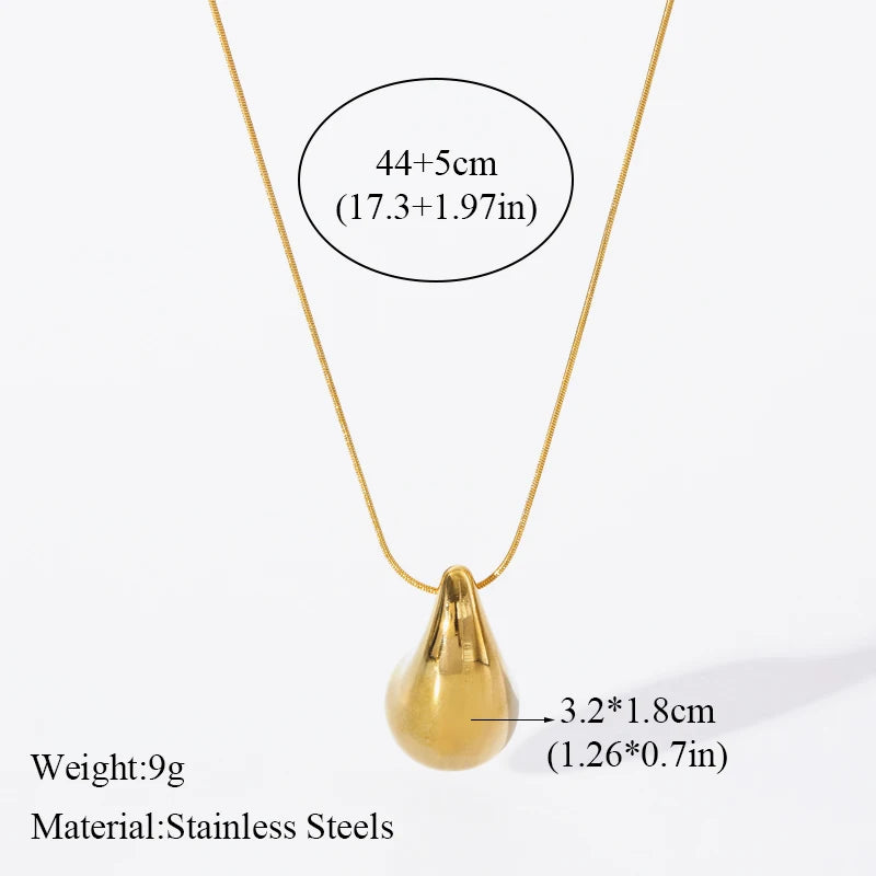 Water Drop Necklace/Earrings