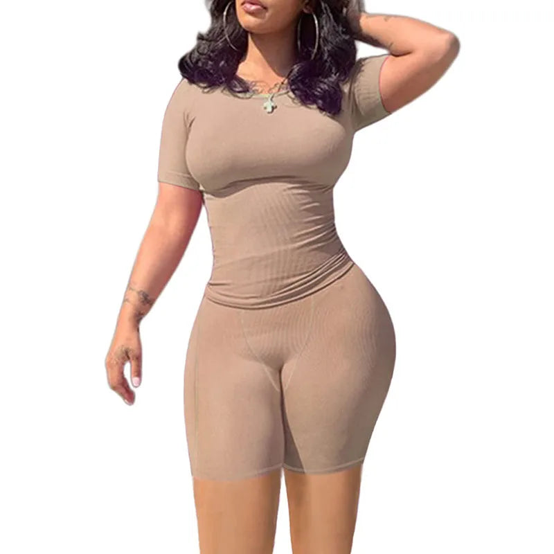 2 Piece Summer Shorts Set