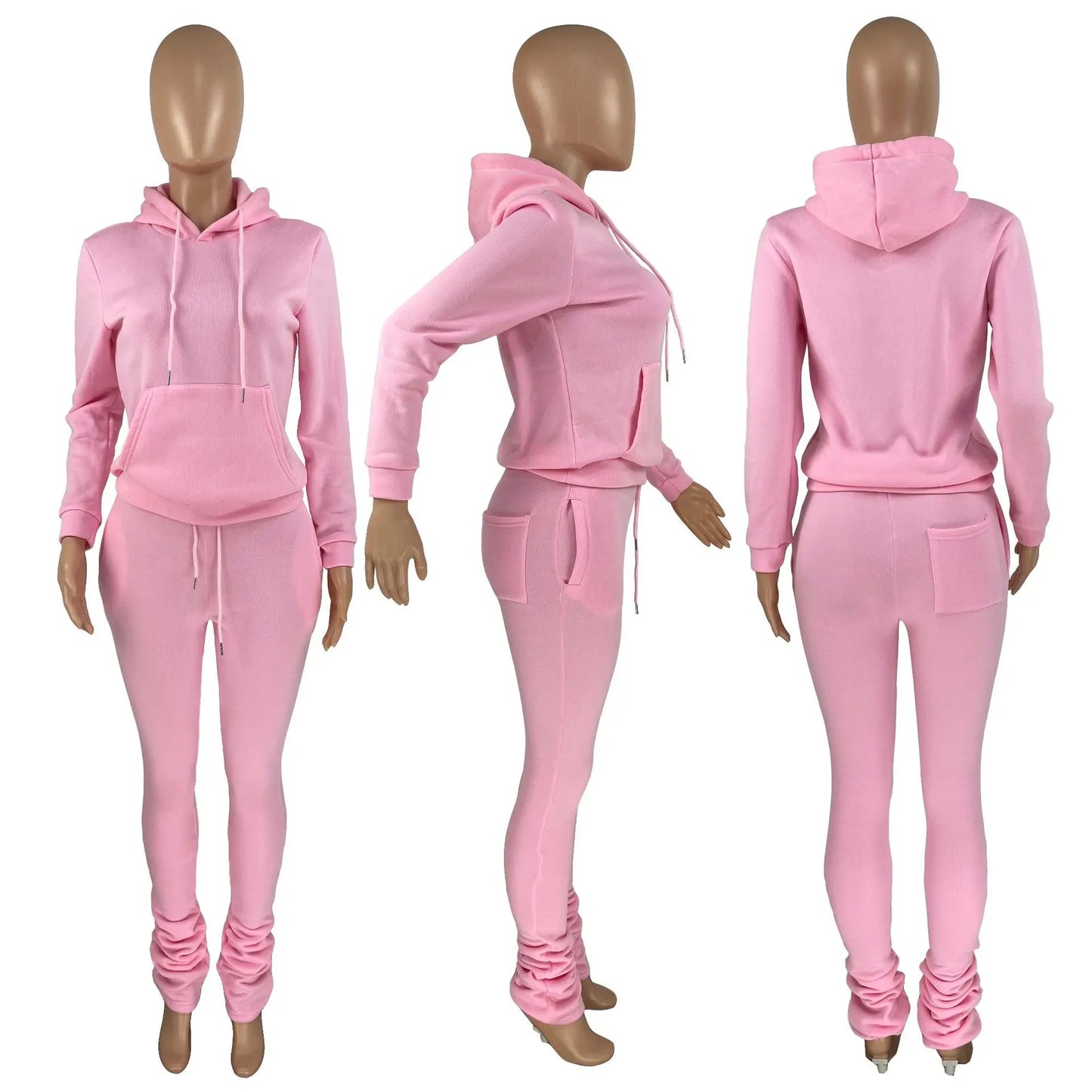 Kontturi Fall Outfits Tracksuit Two 2 Piece Set