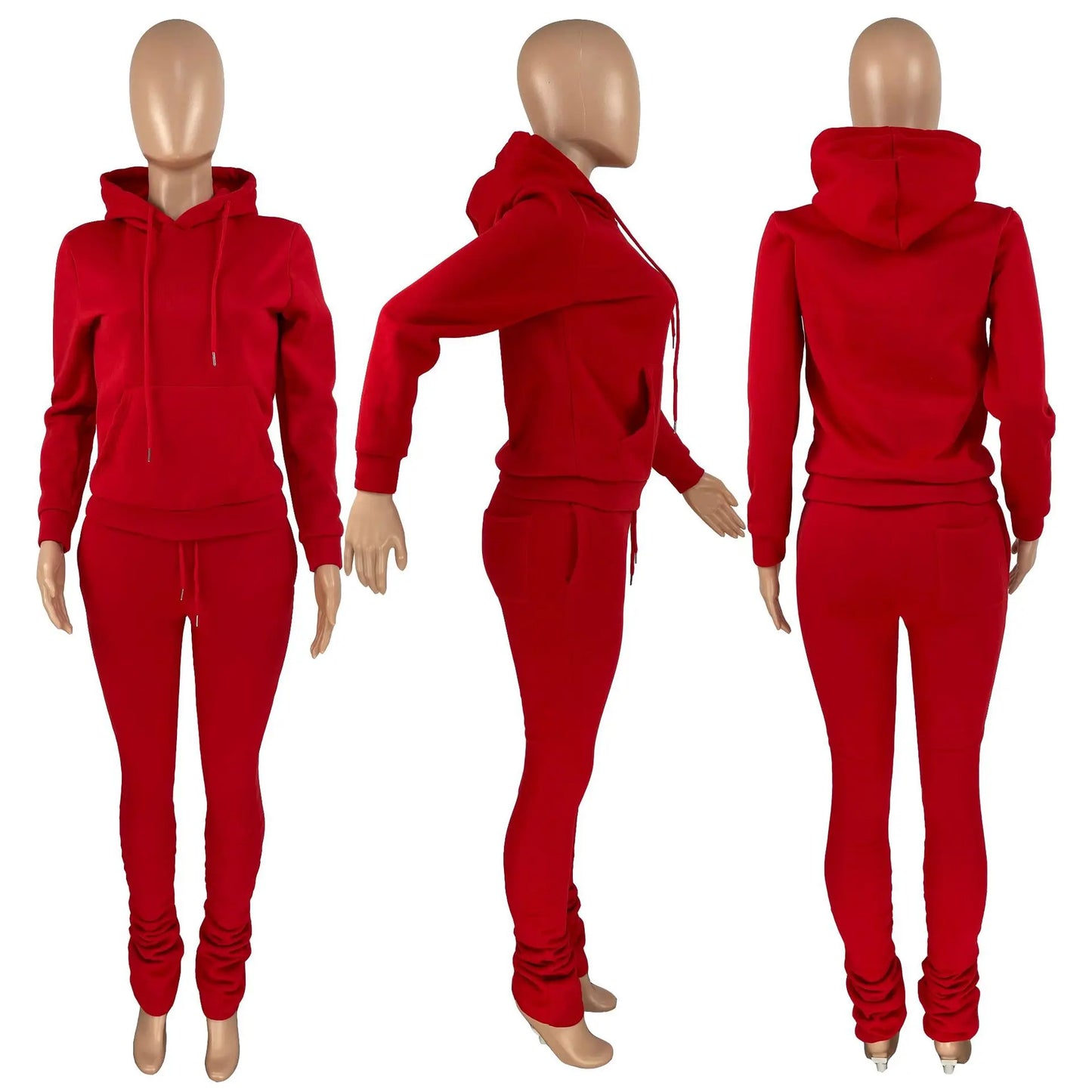 Kontturi Fall Outfits Tracksuit Two 2 Piece Set