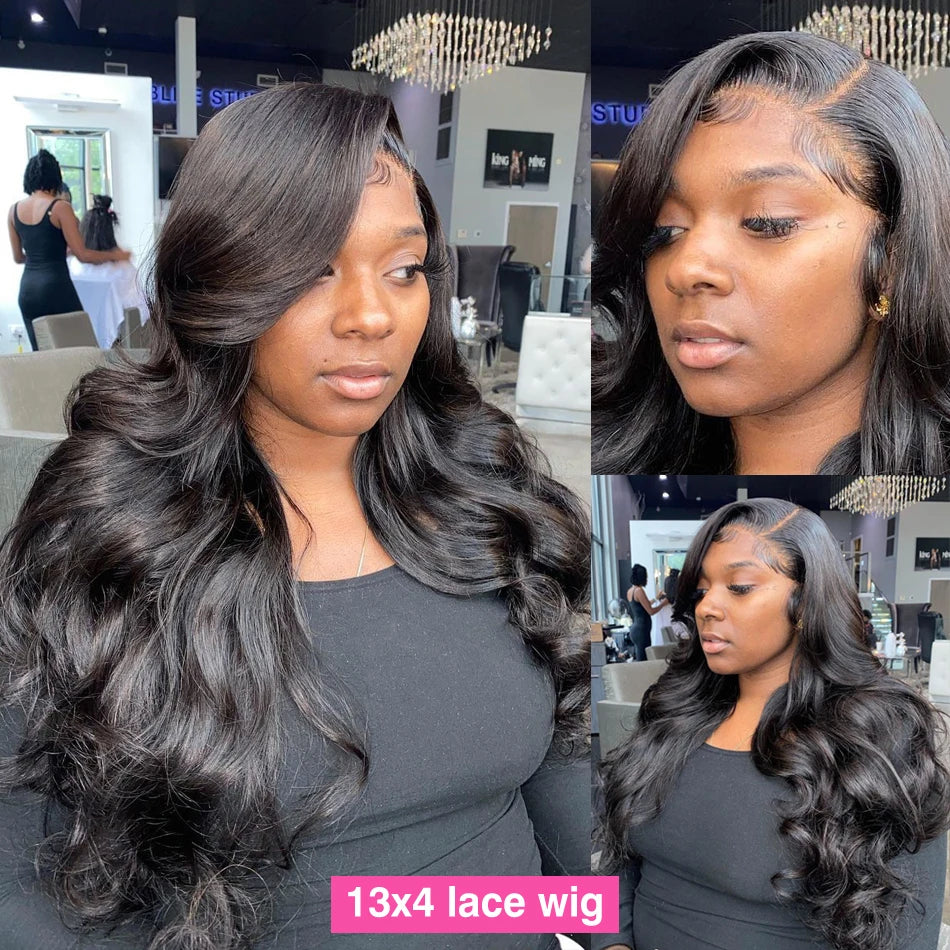 30 32 Inch Body Wave Lace Front Wig 5x5 6x4 Gluless Human Hair Wigs 13x4 13x6 HD Transparent Lace Frontal Wig 4x4 Closure Wig